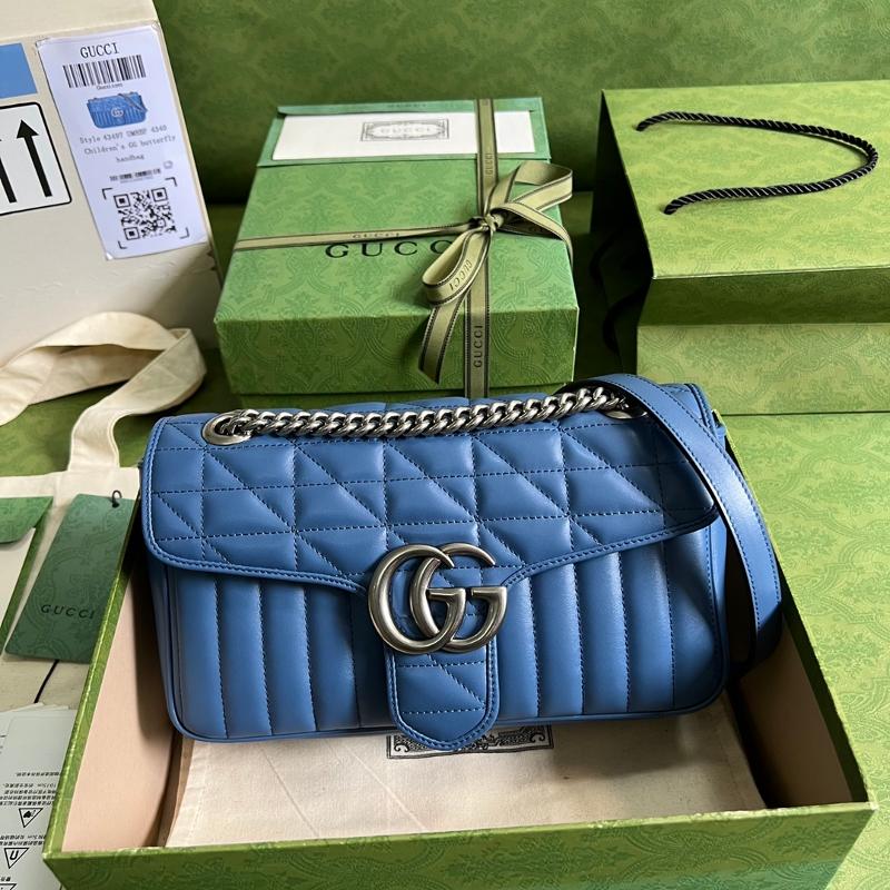Gucci Chain Shoulder Bag 443497 Blue